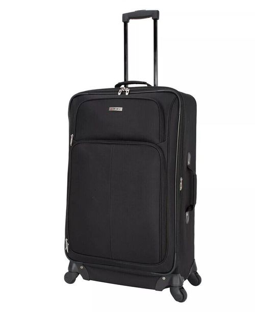Suitcase 4 Wheel 5 piece suit case Luggage Set Hand Cabin Luggage Black Spinner — image 2