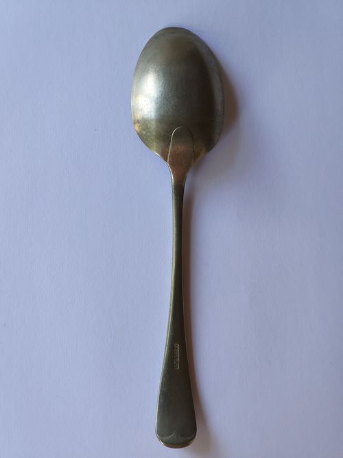 Job Lot 3 Vintage Spoons WW2 1940 RAF Air Ministry AM Bisby, EPNS & Burma Silver — image 9