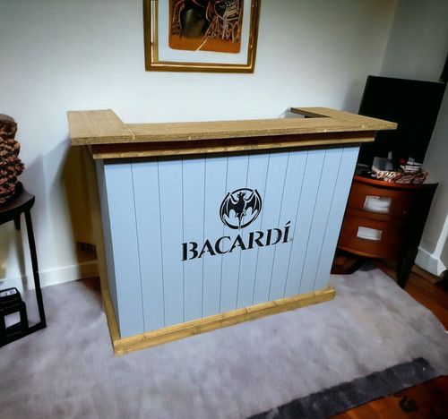 Home Bar  interior Bar man cave  top counter  Wooden bar Reclaimed bar shed