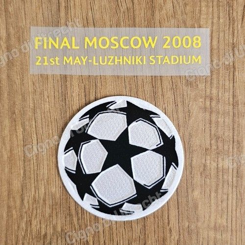 Manchester United Champions League Final 2008 2011 Starball Details Patch Badge