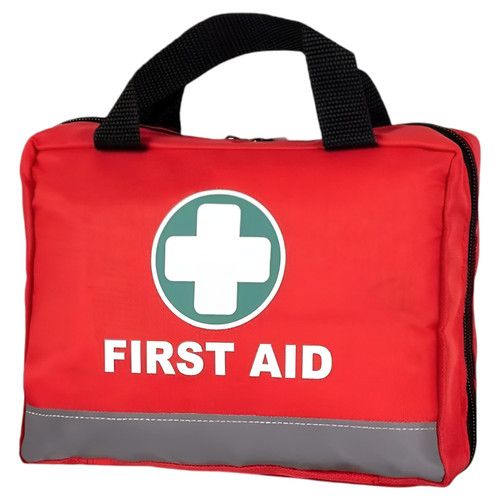 FIRST AID KIT 200 MEDICAL EMERGENCY BAG HOME EU TRAVEL CAR TAXI WORK POUCH UK