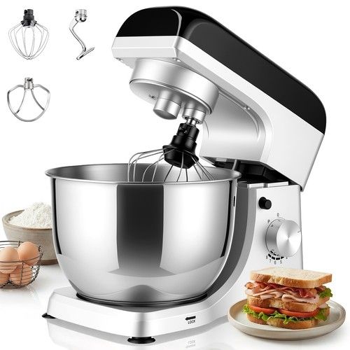 6L Food Processor Electric Multi Blender Meat Fruit Mixer Kitchen Stainless