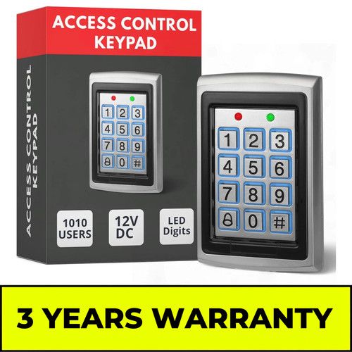 Access Control Keypad Proximity Fob Reader IP65 Vandal Proof Metal Door Entry