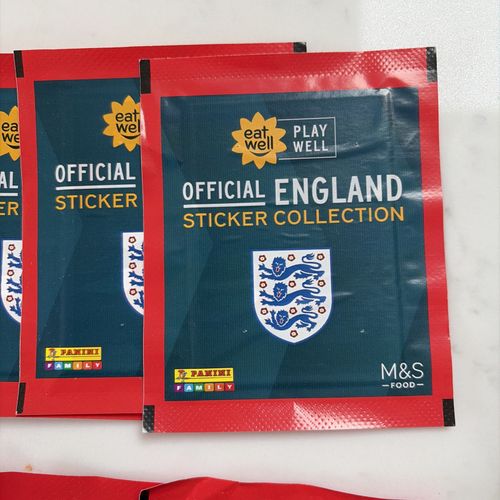 M&S Official England World Cup  Collection Stickers 2026 NEW 20 Unopened Packs!  — image 3
