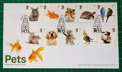 2026 Pets Royal Mail FDC Battersea London Postmark