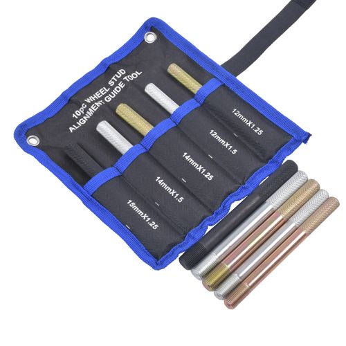 10Pcs M12 M14 Wheel Alignment Pin Wheel Hanger Pin Set Rim Stud Pin Guide Tool — image 11