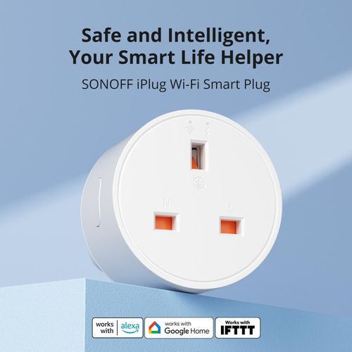 4 Pack Sonoff WiFi Smart Plug Socket Plug Works with Alexa, Google Home, eWelink — image 2