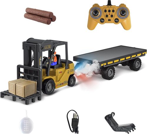 Mostop RC Forklift with Carrier Slab Construction Toy,1/24 Remote Control Forkl — image 1