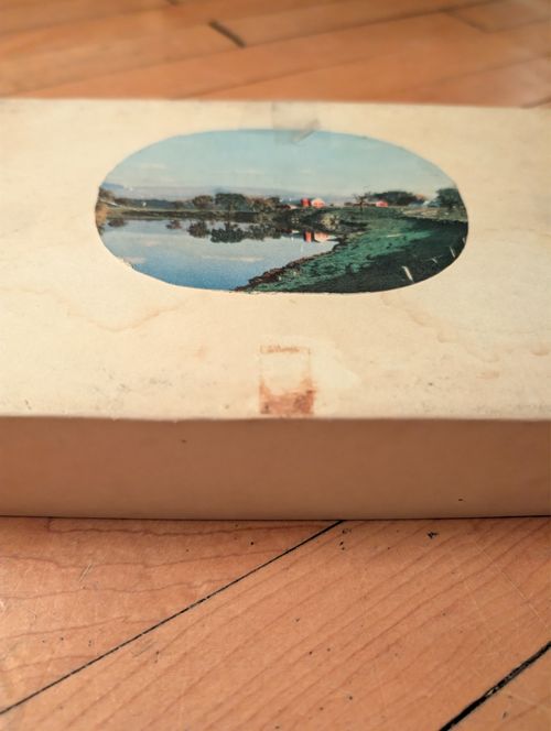 Vtg J.K. STRAUS "What A Beautiful Morning" Wooden Jigsaw Puzzle #251 Complete — image 11