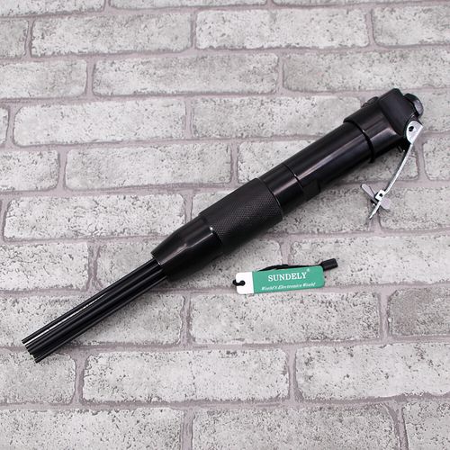 Needle Scaler Pistol Grip Rust Paint Remover Gun Descaler Pneumatic Air Deruster — image 3