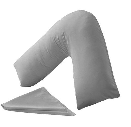 V Shaped Pillow Case Nursing Maternity Orthopedic Back Support Pregnancy Cover