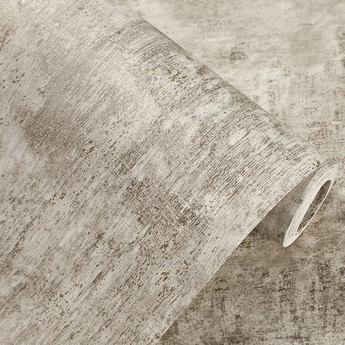 Distressed Stone Wallpaper Concrete Effect Cove Texture Neutral Cream Feature — image 1