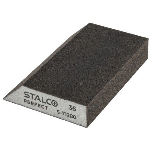 36 GRIT FOAM SANDING BLOCK ANGLED Wet/Dry Extra Abrasive Sandpaper Sponge