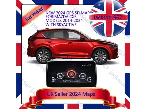 Mazda  SD map latest 2024 / 2025 SKYACTIV navigation CARD UK & Europe
