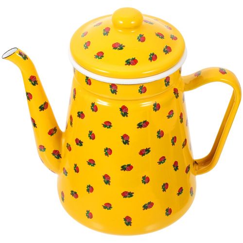 Tea Kettle Camping Teapot Boiling Tea Kettle Vintage Water Coffee Milk Pot with — image 1