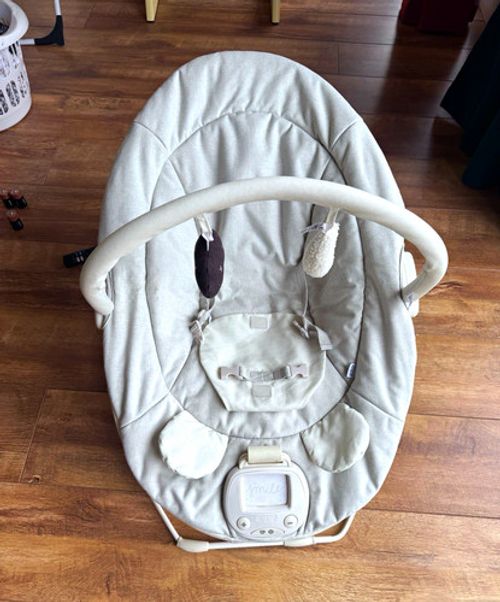 Mamas & Papas Apollo Bouncing Chair neutral colour with Toy Bar Sound Unit