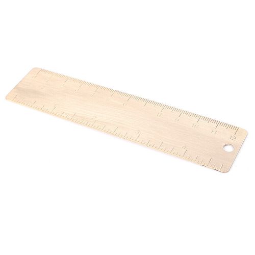 Mini 12CM Brass Caliper Scale Ruler Small Ruler Measuring Tool New — image 4