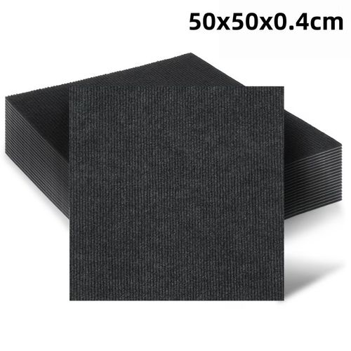 Self Adhesive Area Carpet Tiles Peel and Stick Floor Plank Mat Non-Slip 50x50cm — image 1