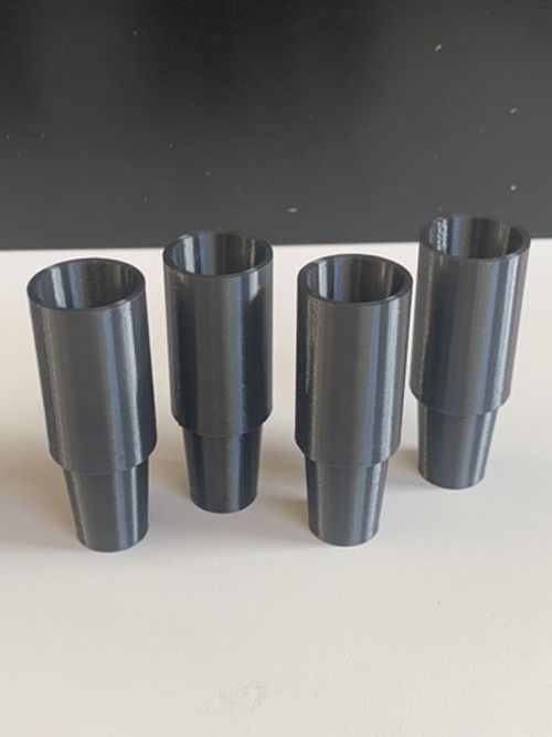 Acmer P2 Laser Cutter Engraver Compatible Push On Raiser Riser Legs X4 Black