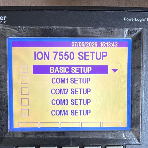 Schneider Electric PowerLogic ION7550 Panel Meter Voltage Current — image 14
