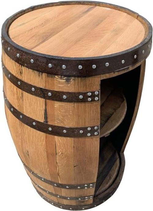 Whiskey Barrel Cabinet, Man Cave Bar Store - Choose your brand  - FREE DELIVERY