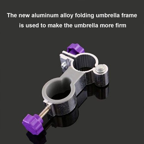2Pcs Clip On Mount Garden Chair Parasol Patio Deck Umbrella Sun Multifunction — image 8