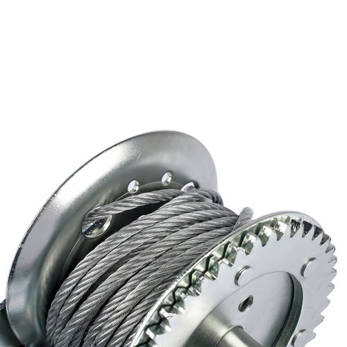 2500 lbs Hand Winch Boat Winch + Wire Rope Approx. 5 mm Diameter and 10 m Long — image 11