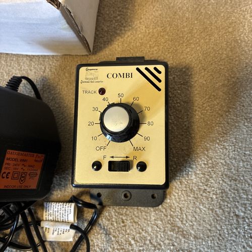 GAUGEMASTER Single Track Controller w/ Plug in Transformer GMC-COMBI TESTED — image 2