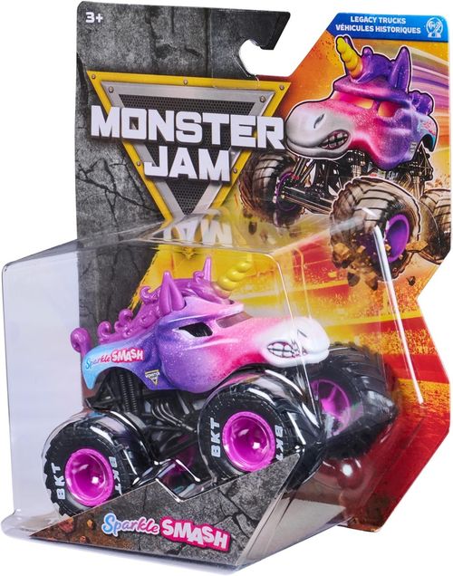Monster Jam Sparkle Smash Monster Truck, gegoten voertuig, schaal — image 7