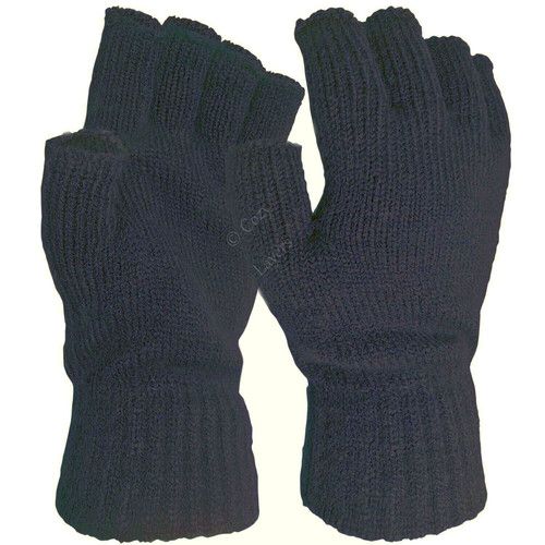 Wholesale Ladies Thermal Fingerless Gloves Knitted Warm Winter Half-Finger Glove