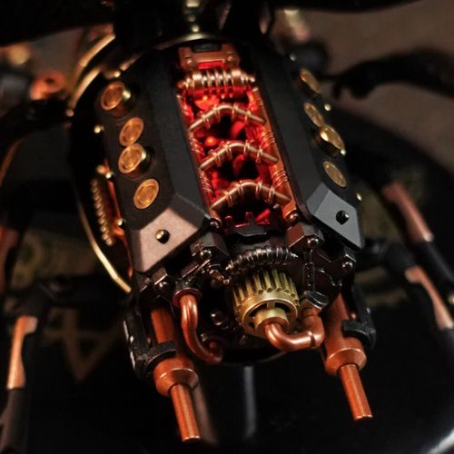 ROKR 3D Metal Model Kits Beetle 3D Puzzle Adult Electric Mechanical Building Kit — image 7
