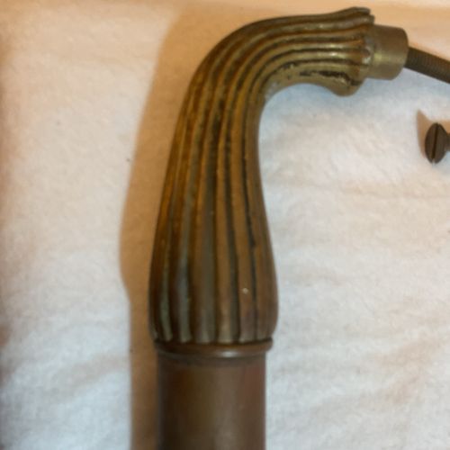 Large Heavy Decorative Brass Door Pulls - possibly solid brass.   — image 9