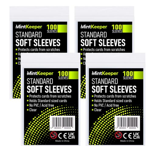 MintKeeper Soft Sleeves Standard Penny Trading Card Sleeves Pokemon/MTG (400) — image 1