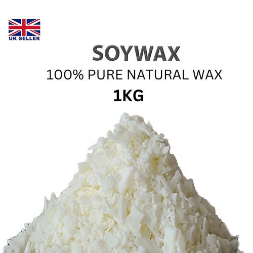 1KG-50KG Soy Wax 100% Pure Candle Making Wax Natural Flakes Clean Burning Soya