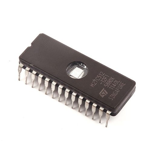5pcs STMicroelectronics M27C512 DIP28 EPROM, UK stock! — image 1