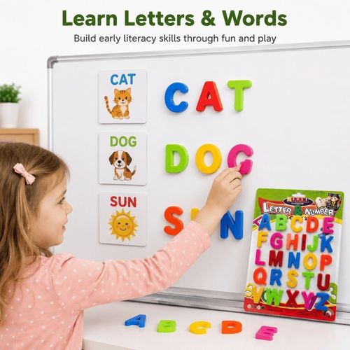 Magnetic Alphabet Letters A to Z Kids Educational Learning Spelling Toy Children — image 2