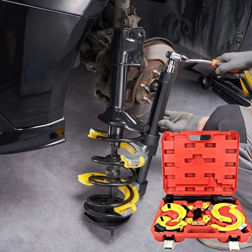 Coil Spring Strut Compressor Clamp Struts Shock Absorb Pressure Removal Tool Set