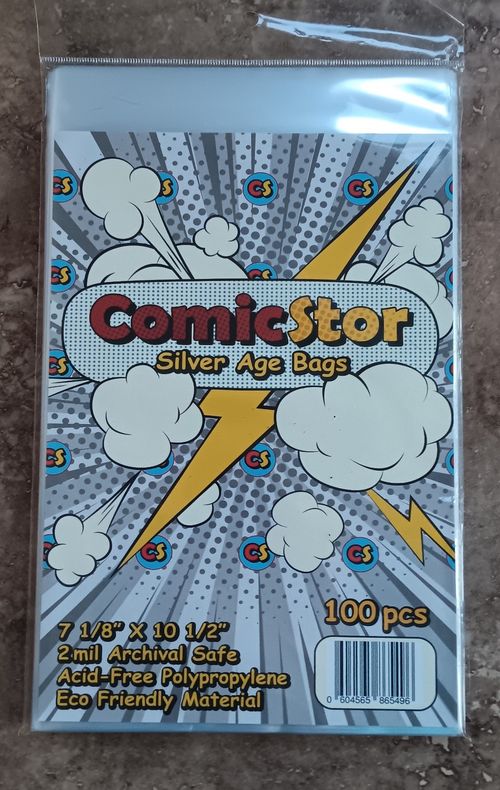 ComicStor Silver Age Bag (100) Regular Seal — image 1