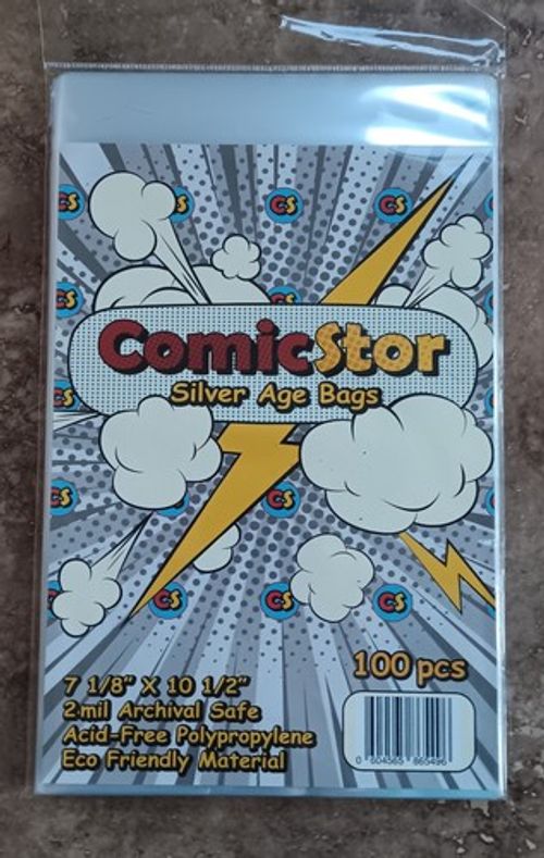 ComicStor Silver Age Bag (100) Regular Seal