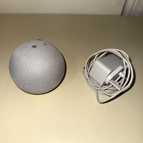 Amazon Echo Dot (4th Gen) Smart Speaker Wired Alexa Grey/White Sphere