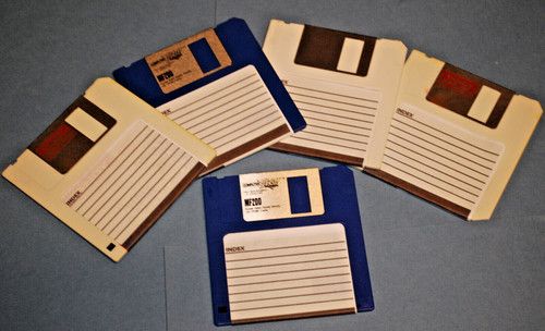 SINGLE FLOPPY DISK - 3.5 Inch 720K Floppy Disc Various Makes../ Colours - TESTED