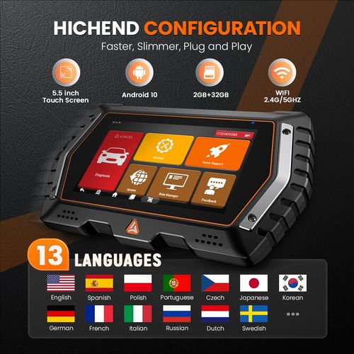 ANCEL V3 PRO OBD2 Scanner Bi-directional Scan Tool Full System Diagnostic Tool — image 13