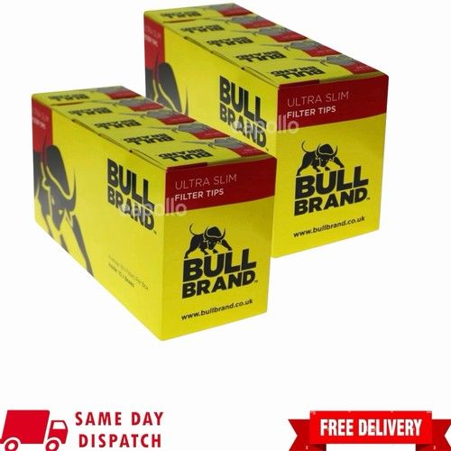 Bull Brand Ultra Slim Filter Tips 160s x 20 (3200 Filter Tips)