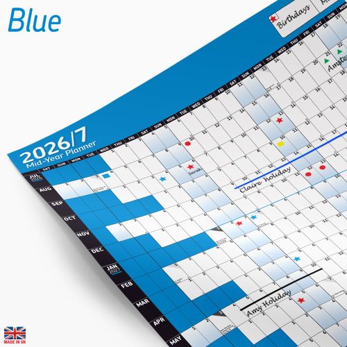 2026/2027 Mid-Year Planner Calender Academic Wall Chart ✔ Calendar BUMPER PACK — image 6
