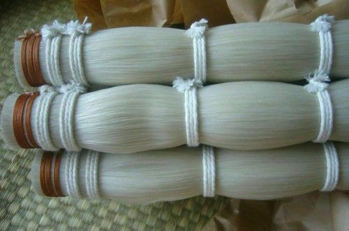 250g AAA White Horse Hair, Viola Cello Violin Bow Hairs, Real Horse tail soft