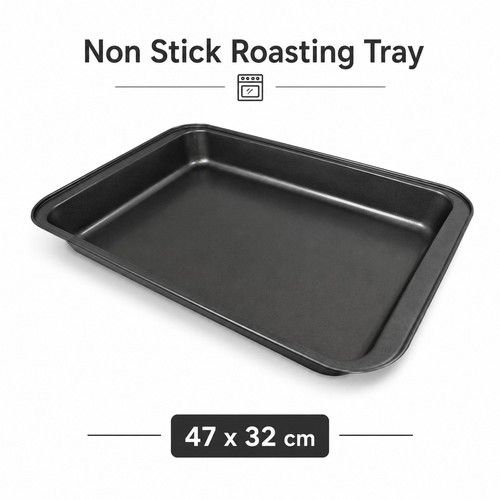 Non Stick Oven Roasting Tray Carbon Steel Baking Tray Deep Rectangular Roaster