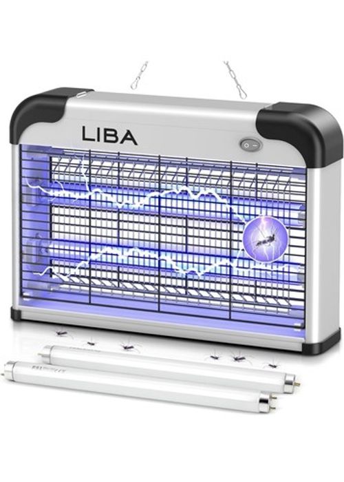 LiBa Electric Bug Zapper Insect and Fly Killer 20W Insect Bug Catcher UK Plug