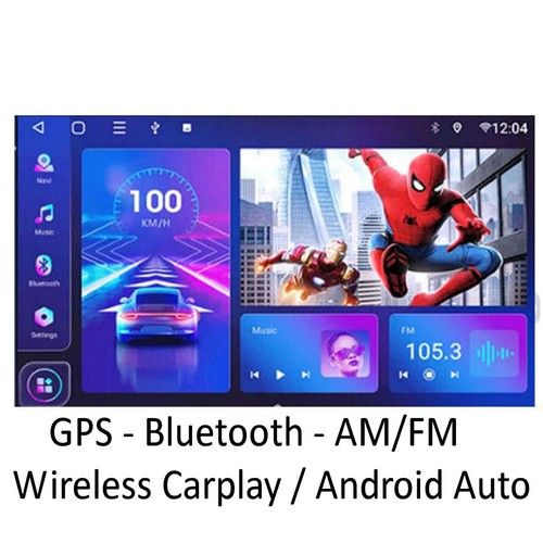 for Landcruiser 70 series GPS Wireless Carplay Android Auto Head Unit   4x4 Maps