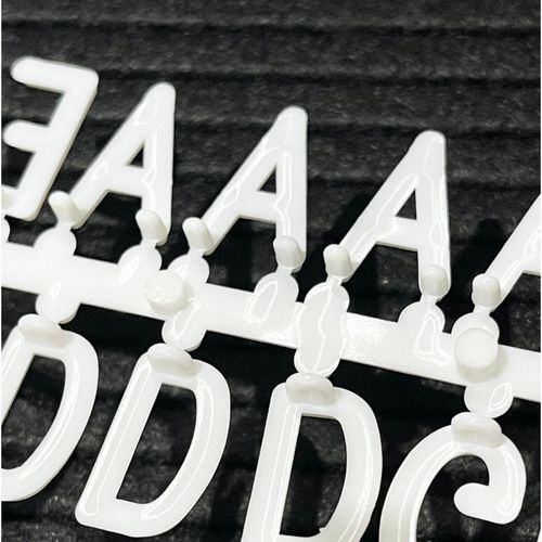45cm Felt Letter Board 294pc Wooden Frame Changeable Message Sign Black Felt Kit — image 8