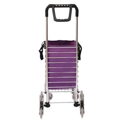 Folding Shopping Trolley Cart with Wheels 88LBS Capacity Foldable Basket UK — image 18
